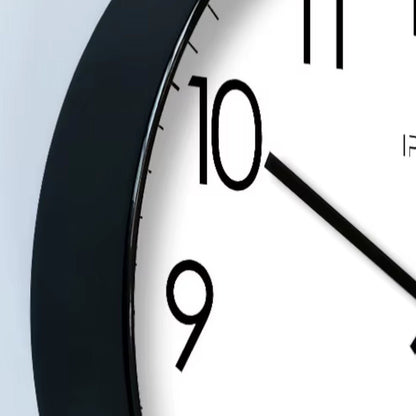 Modern Wall Clock for Living Room, Silent Wall Clock with Quartz Movement, Minimalist Wall Clock for Bedroom and Office