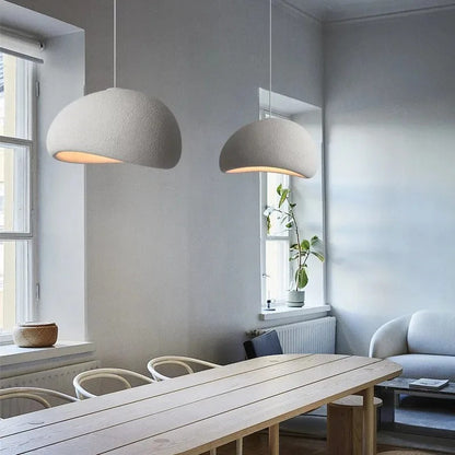 Lámpara colgante nórdica Ortekor | Iluminación de techo de metal y cristal regulable | Altura ajustable para decoración ambiental del hogar