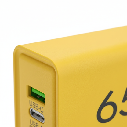 Multi-Port USB Wall Adapter with GaN Technology – Fast Charging for Phones, Tablets & Laptops