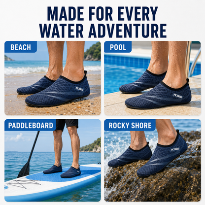 Lightweight Grip Water Shoes for Swimming, Beach & Aqua Sports – Quick-Dry Unisex Barefoot Aqua Socks