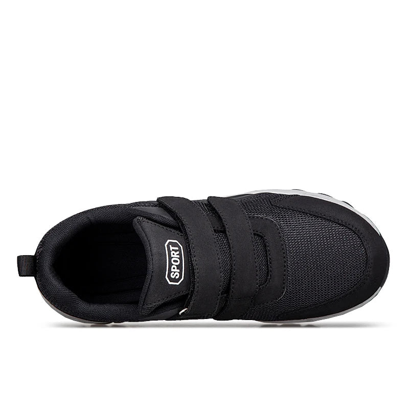 Men's Extra-Wide Orthopedic Walking Shoes with Adjustable Dual Straps for Swollen Feet & All-Day Comfort