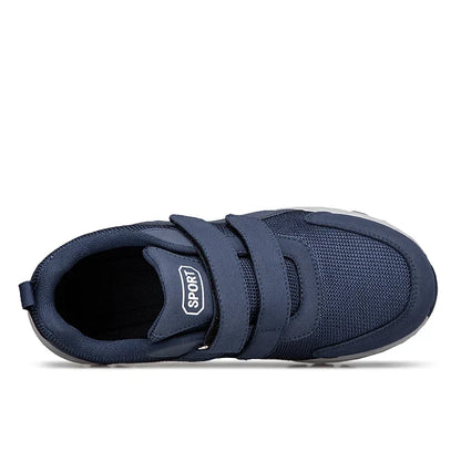 Men's Extra-Wide Orthopedic Walking Shoes with Adjustable Dual Straps for Swollen Feet & All-Day Comfort