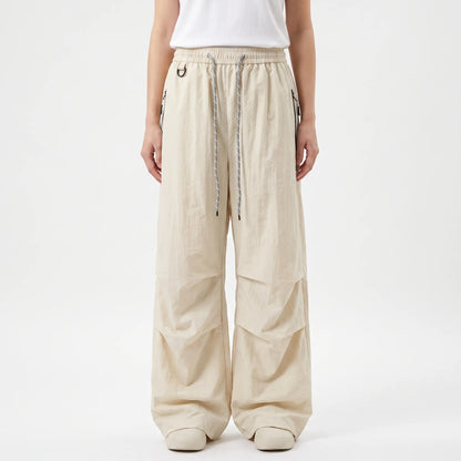 Women's Water-Resistant Wide-Leg Hiking Pants with Adjustable Waist & Cuffs for Outdoor Adventures