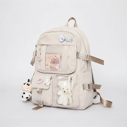 Student Backpack with Laptop Sleeve & Organizer Pockets – Adjustable Padded Straps, Ergonomic Design for School & Campus