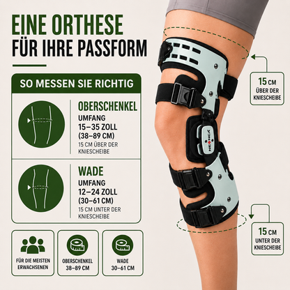 Hinged Knee Brace for Joint Support & Pain Relief – Adjustable Compression Stabilizer for Walking & Daily Activity