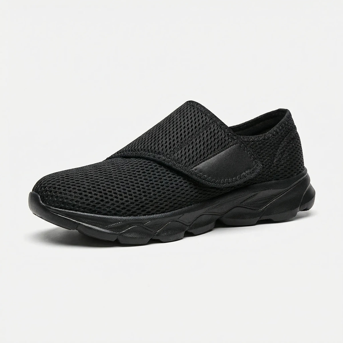 Extra-Wide Adjustable Mesh Slip-On Sneaker for Swollen Feet & Bunions – Cushioned Lightweight Walking Shoe for Men & Women