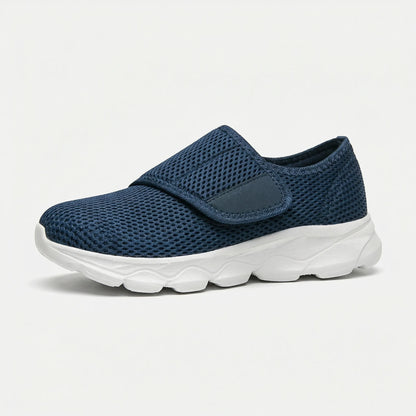 Extra-Wide Adjustable Mesh Slip-On Sneaker for Swollen Feet & Bunions – Cushioned Lightweight Walking Shoe for Men & Women