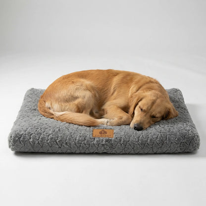 Cushioned Pet Resting Pad with Removable Washable Cover & Non-Skid Bottom for Dogs & Cats