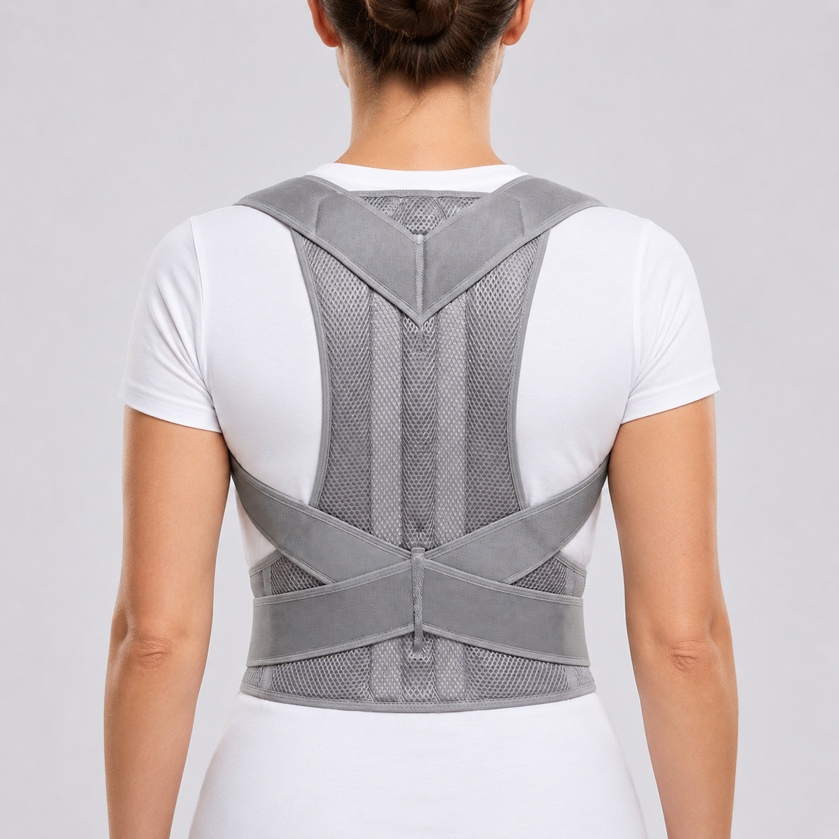 Adjustable Back Support Brace for Men & Women – Realigns Shoulders & Relieves Lower Back Strain
