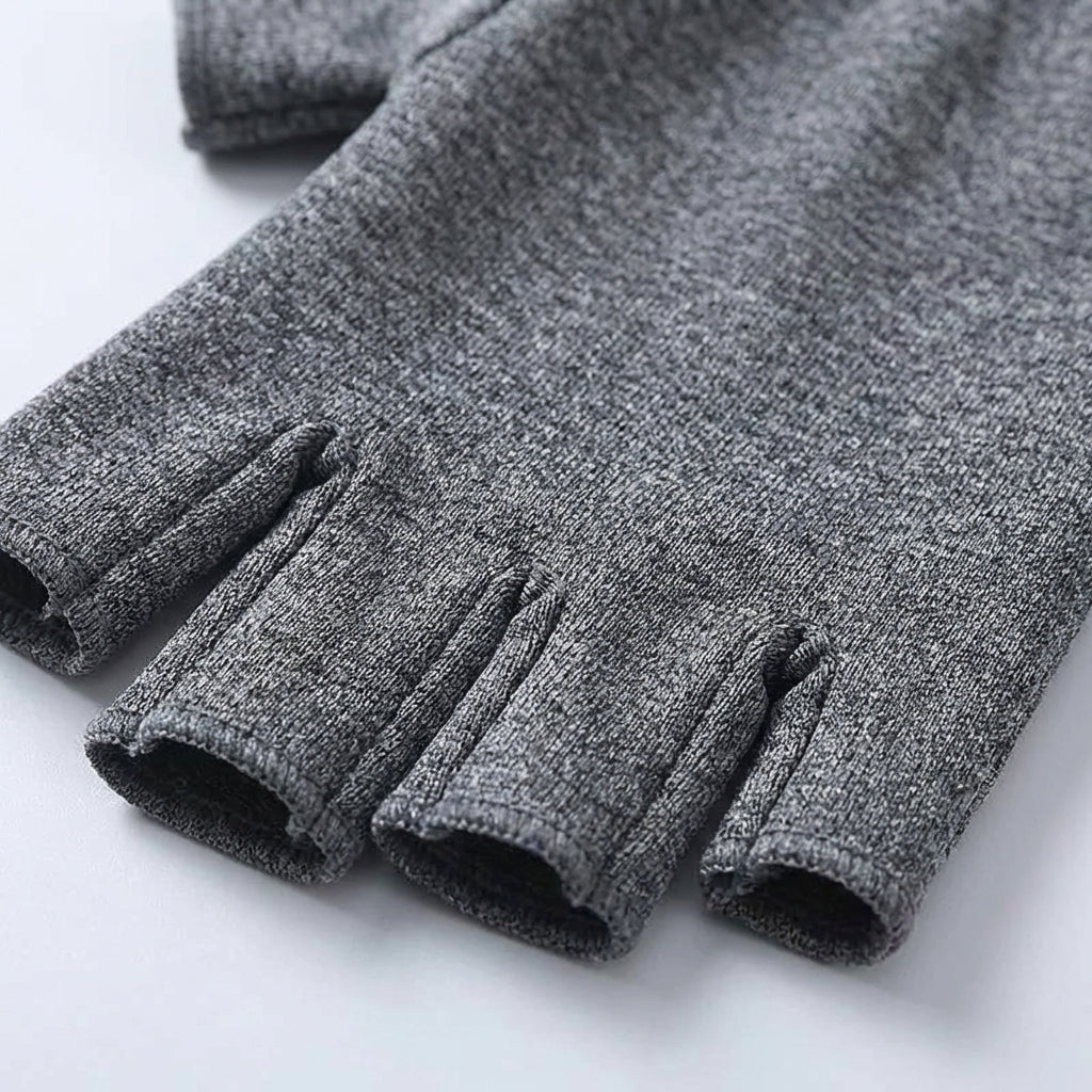 Fingerless Compression Gloves for Joint Support & Pain Relief – Breathable Half-Finger Hand Braces for Everyday Tasks & Arthritis Comfort