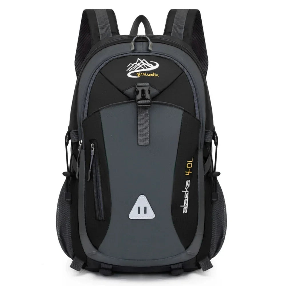 40L Outdoor Backpack with Padded Mesh Panels & Adjustable Straps for Hiking and Travel