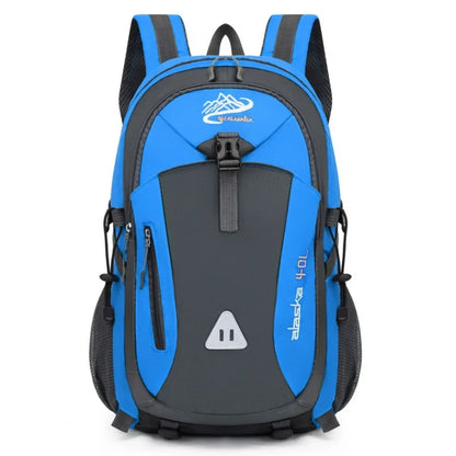 40L Outdoor Backpack with Padded Mesh Panels & Adjustable Straps for Hiking and Travel
