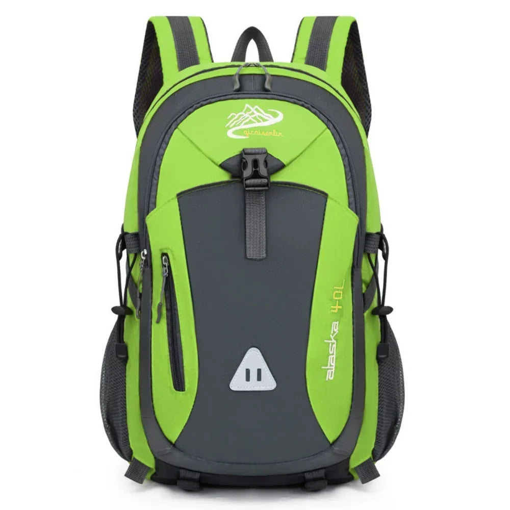 40L Outdoor Backpack with Padded Mesh Panels & Adjustable Straps for Hiking and Travel