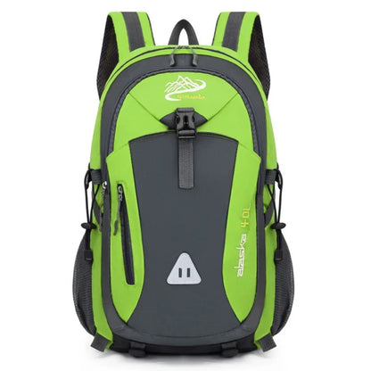 40L Outdoor Backpack with Padded Mesh Panels & Adjustable Straps for Hiking and Travel
