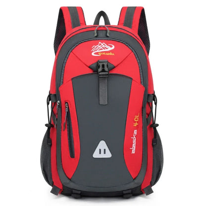 40L Outdoor Backpack with Padded Mesh Panels & Adjustable Straps for Hiking and Travel