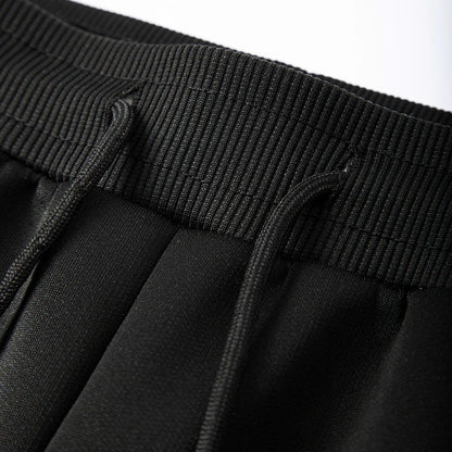 Thermal Fleece-Lined Joggers with Zippered Pockets – Winter Sweatpants for Men