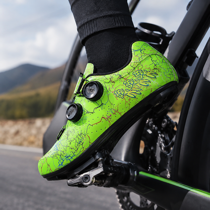 Clipless Road & MTB Bike Shoes with Rotary Dial Adjustment for Men & Women – SPD Compatible Cleat System