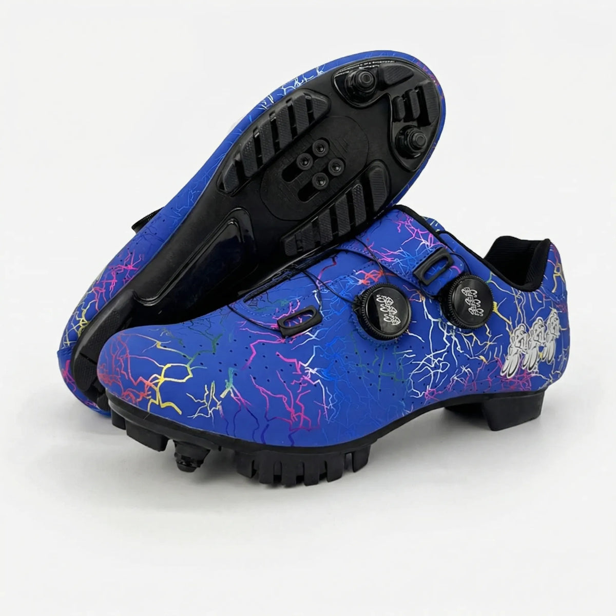 Clipless Road & MTB Bike Shoes with Rotary Dial Adjustment for Men & Women – SPD Compatible Cleat System