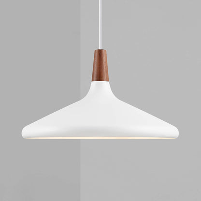 Hanging Drop Ceiling Fixture Wood Metal Shade Adjustable Cord 7-15 inch Diameter for Kitchen Island Dining Room E26 Socket Modern Farmhouse