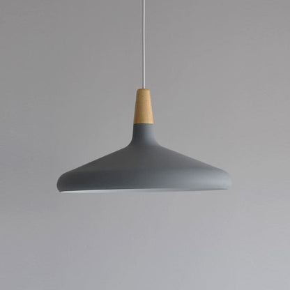 Hanging Drop Ceiling Fixture Wood Metal Shade Adjustable Cord 7-15 inch Diameter for Kitchen Island Dining Room E26 Socket Modern Farmhouse
