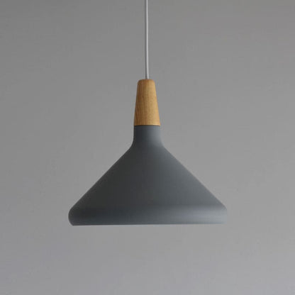 Hanging Drop Ceiling Fixture Wood Metal Shade Adjustable Cord 7-15 inch Diameter for Kitchen Island Dining Room E26 Socket Modern Farmhouse