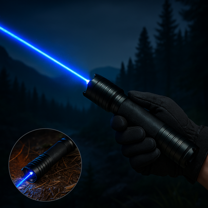 NovaBeam | Laser Beam Flashlight with 5000m Range & Thermal Ignition | Durable Outdoor Tool for Survival and Cooking