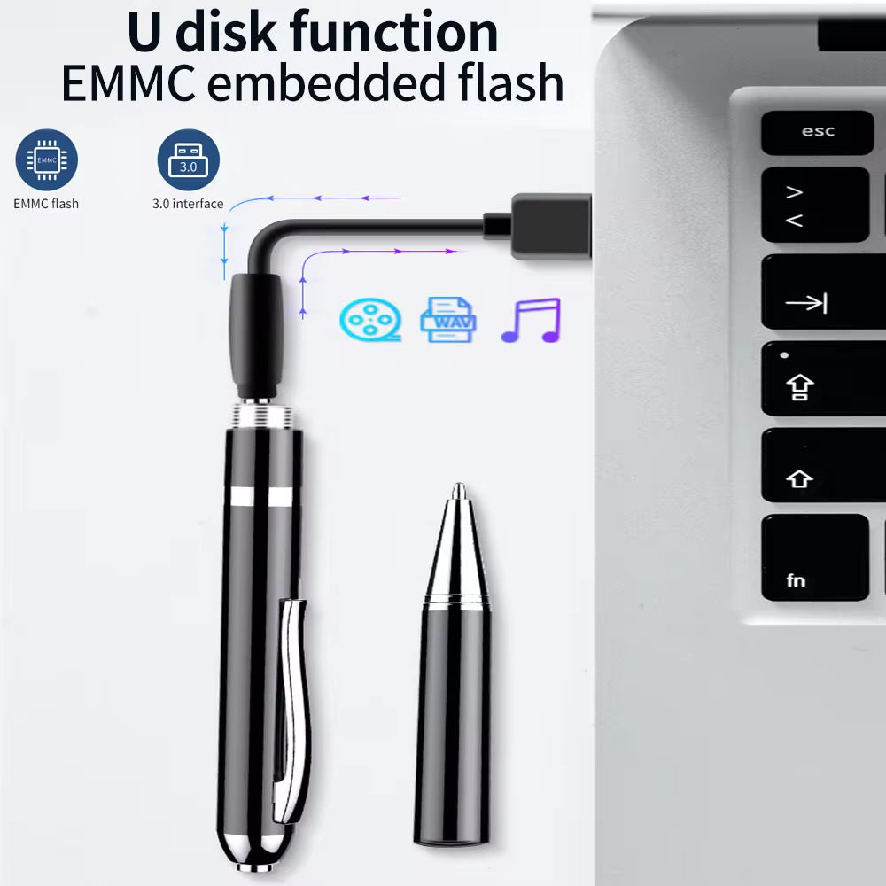 NovaNote | Hidden Voice Recorder Pen with Voice Activation | Discreet Design for Effortless Note-Taking