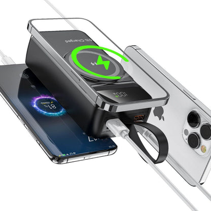 Cargador portátil | Batería externa inalámbrica con carga inteligente y pantalla digital | Alta capacidad para mayor comodidad dondequiera que estés