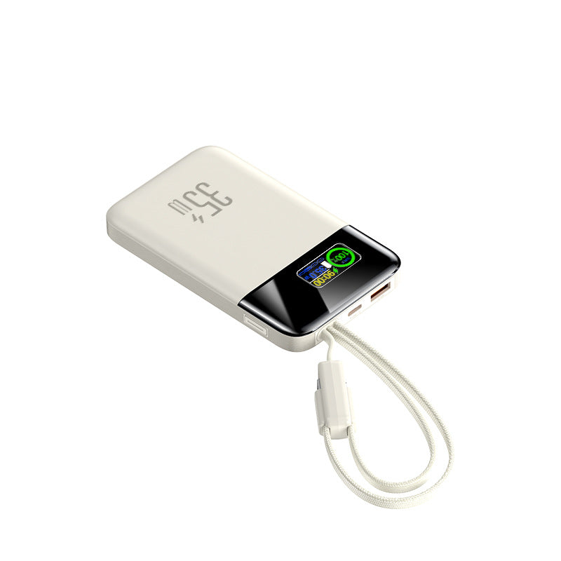 Power Bank | Cargador portátil de alta velocidad de 35 W con pantalla LCD | Diseño compacto para una carga eficiente
