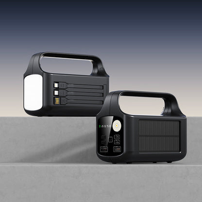 EcoSound | Portable Solar Speaker with LED Light & USB Charging | Ideal for Outdoor Adventures