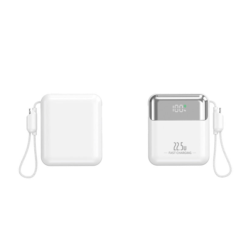Power Bank de alta eficiencia | Carga rápida de 22.5W con pantalla LCD | Cargador portátil compacto para energía en movimiento