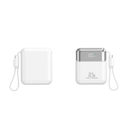 Power Bank de alta eficiencia | Carga rápida de 22.5W con pantalla LCD | Cargador portátil compacto para energía en movimiento