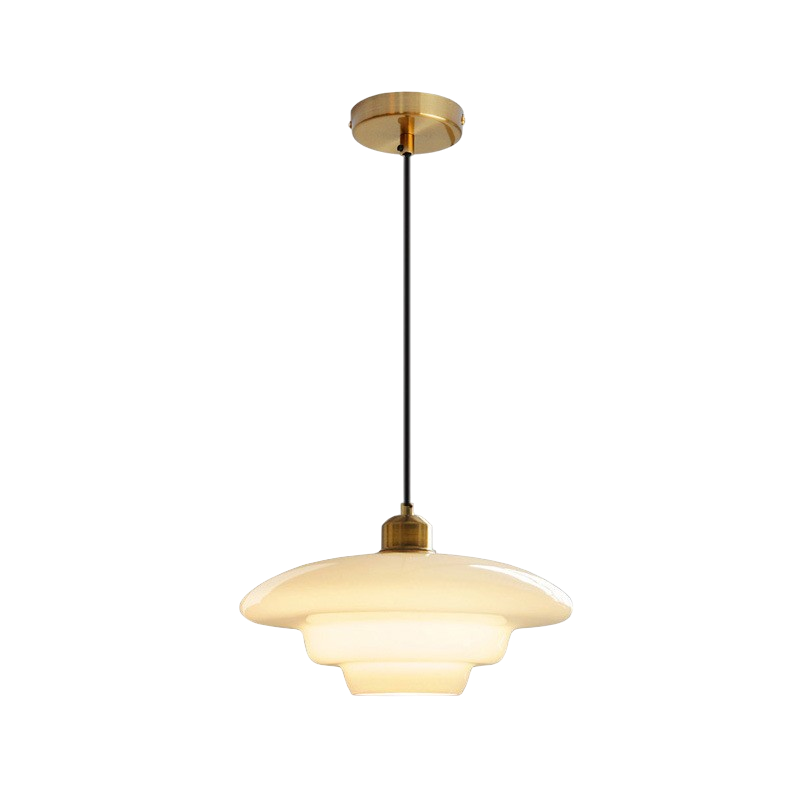 Globe Pendant Light Fixture 12" Frosted Glass Shade White Diffused Glow Modern Ceiling Mount Kitchen Island Dining Room Hallway Bedroom Ligh
