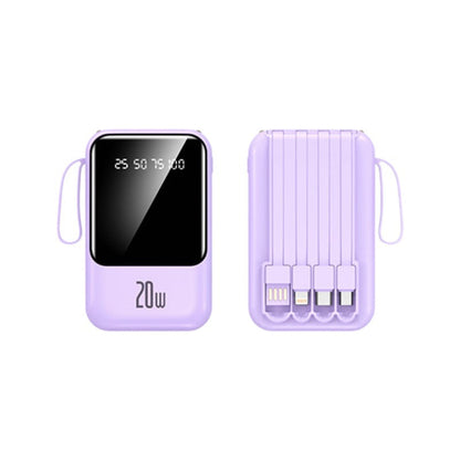 Cargador portátil | Power Bank con carga rápida USB-C y pantalla digital | Diseño compacto para llevar a todas partes