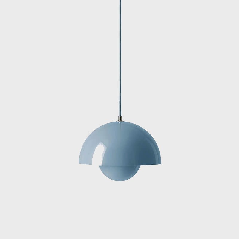 Dome Pendant Light Fixture Single Head Nordic Style Hanging Lamp Adjustable Cable Modern Ceiling Light for Kitchen Island Dining Room