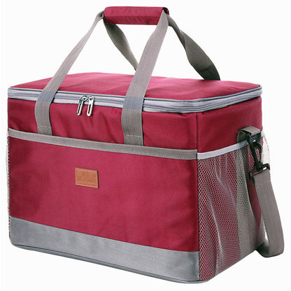 Large 33-Liter Insulated Cooler Tote with Leak-Proof Lining for Camping, Tailgating, Road Trips & Family Outings