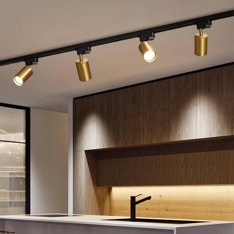 Adjustable LED Ceiling Spotlight Bar — 3, 4, or 5 Heads with Rotatable Track Mount for Kitchen, Living Room & Bedroom