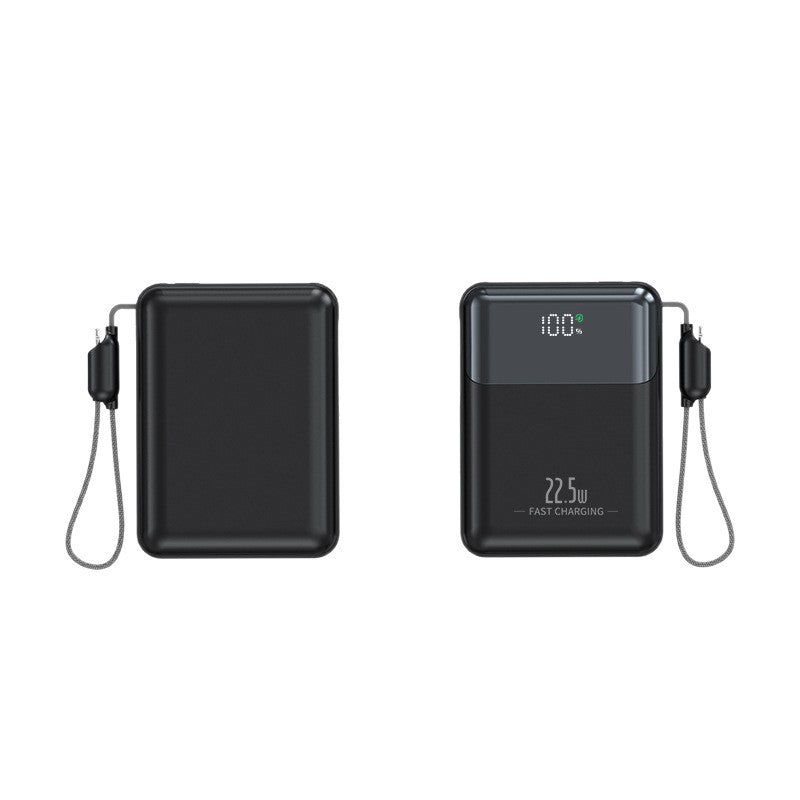 Power Bank de alta eficiencia | Carga rápida de 22.5W con pantalla LCD | Cargador portátil compacto para energía en movimiento