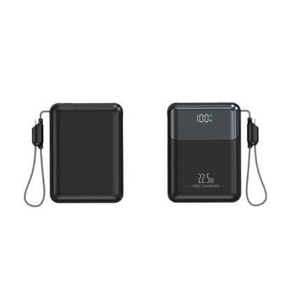 Power Bank de alta eficiencia | Carga rápida de 22.5W con pantalla LCD | Cargador portátil compacto para energía en movimiento