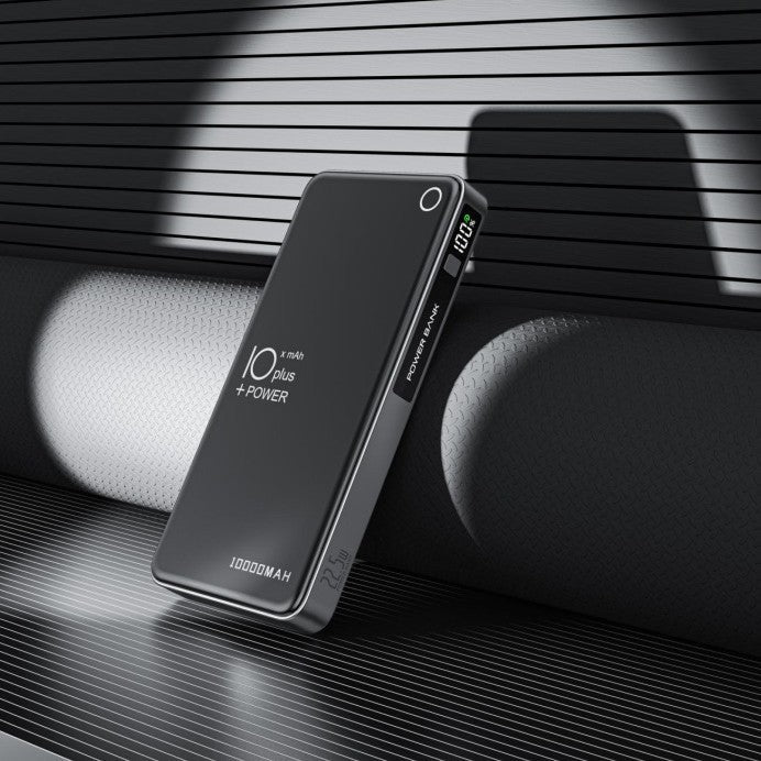 Cargador portátil | Power Bank de 10000 mAh con carga rápida y pantalla LCD | Puertos USB duales para carga sobre la marcha