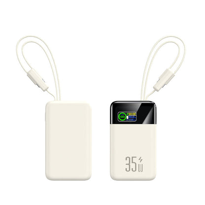 Power Bank | Cargador portátil de alta velocidad de 35 W con pantalla LCD | Diseño compacto para una carga eficiente