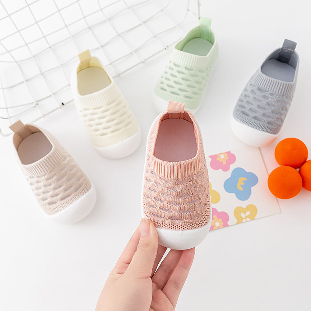 Toddler Non-Slip Sock Shoes – Breathable Mesh First Walkers for Baby Boys & Girls, Soft Sole Indoor Outdoor Footwear