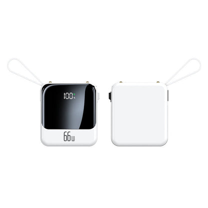 Powerbank | Portable Charging Solution with Smart Cable Management | Digital Display for Real-Time Monitoring