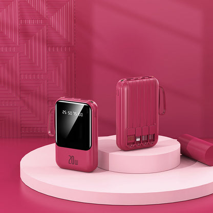 Cargador portátil | Power Bank con carga rápida USB-C y pantalla digital | Diseño compacto para llevar a todas partes