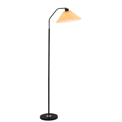 Tall Standing Lamp with Fabric Shade 59 in Adjustable 3-Color Temperature Plug-in Light for Living Room Bedroom Corner Reading Scandinavian