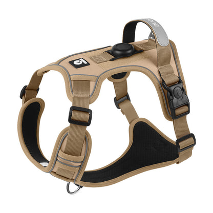 Adjustable Anti-Pull Dog Vest with Front Clip and Reflective Trim for Small to Large Breeds