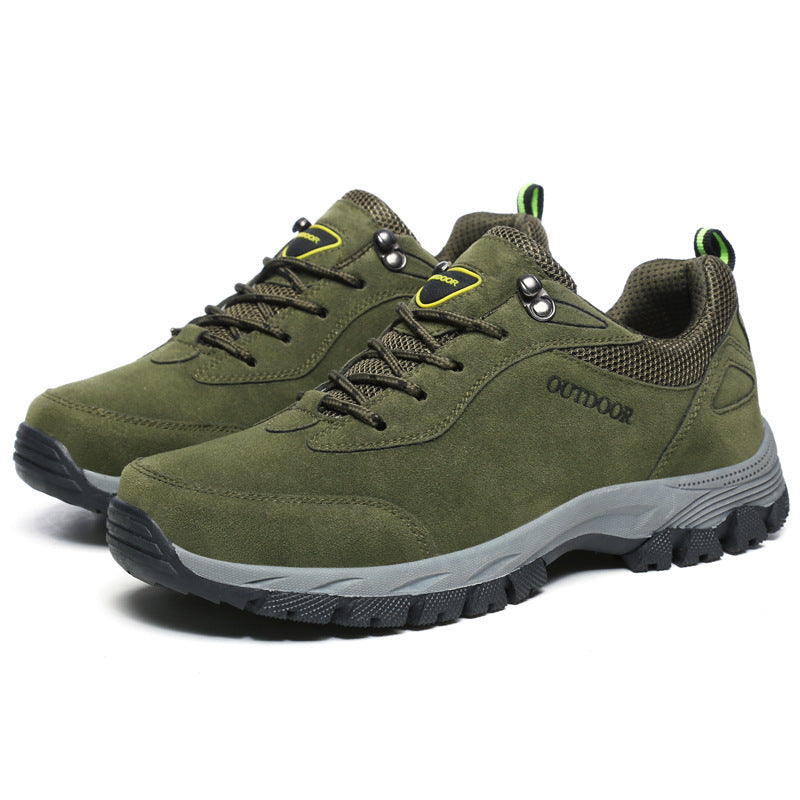 Orthopedic Trail Shoes with Arch Support for Men – Waterproof Cushioned Hiking Footwear for Plantar Fasciitis Relief & All-Terrain Outdoor C