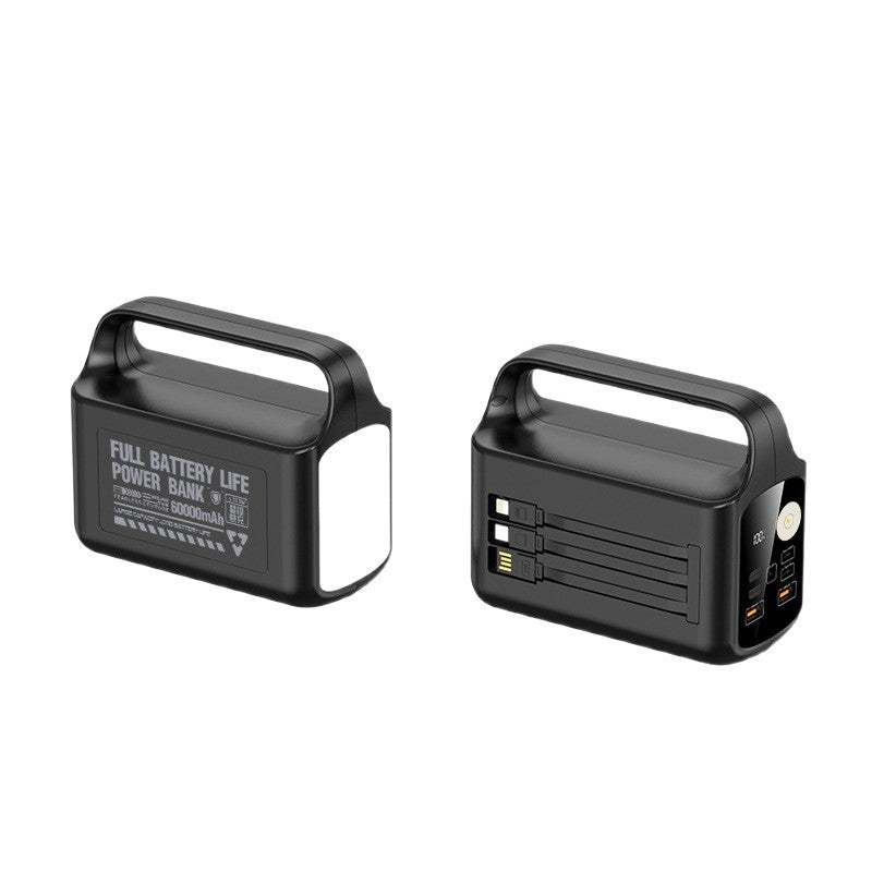 Power Bank portátil con lámpara LED y carga rápida | Alta capacidad para mayor comodidad dondequiera que vayas
