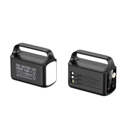 Power Bank portátil con lámpara LED y carga rápida | Alta capacidad para mayor comodidad dondequiera que vayas