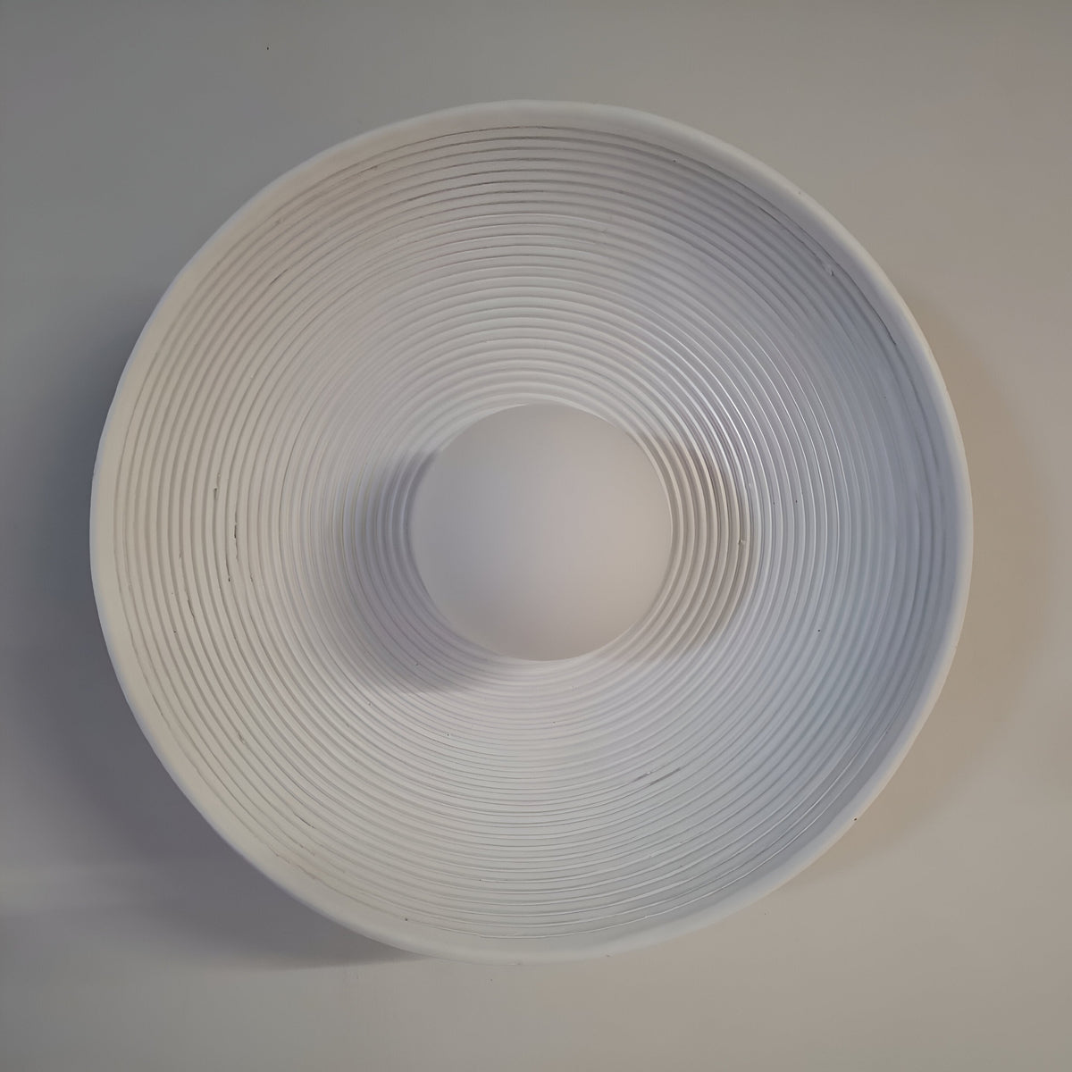 Round Glass Resin Wall Sconce White LED Fixture Bedroom Hallway Living Room Soft Glow Minimalist Mount Ambient Light for Home